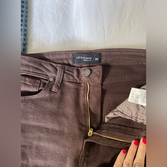 Just black denim - color brown size 25 - Picture 3 of 4